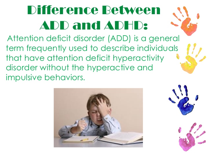 difference in treatment add vs adhd